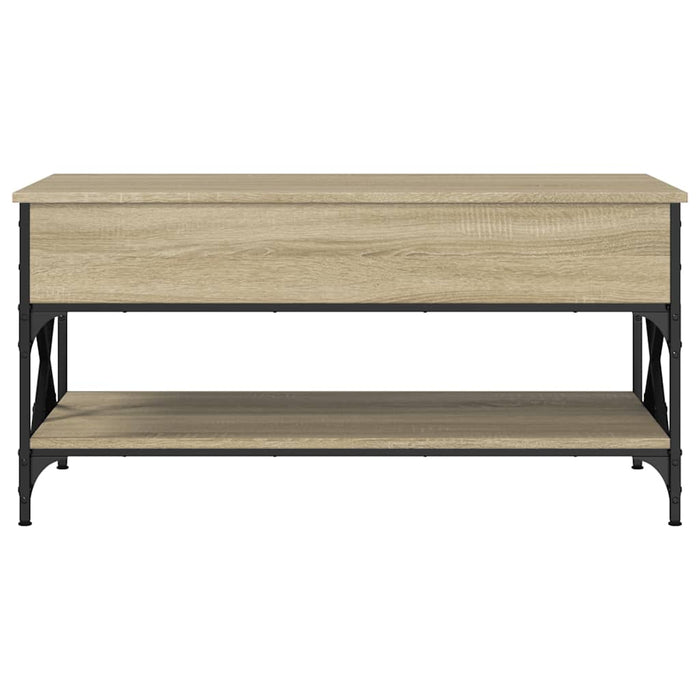 Măsuță de cafea stejar sonoma 100x50x50 cm lemn prelucrat/metal - WALTI WALTI
