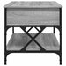 Măsuță de cafea gri sonoma 100x50x50 cm lemn prelucrat și metal - WALTI WALTI