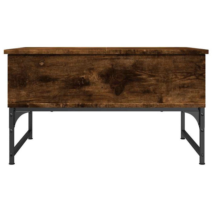 Măsuță de cafea, stejar fumuriu 70x50x40cm lemn prelucrat/metal WALTI