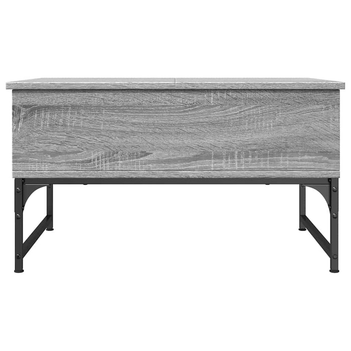 Măsuță de cafea, gri sonoma 70x50x40 cm lemn prelucrat și metal - WALTI WALTI