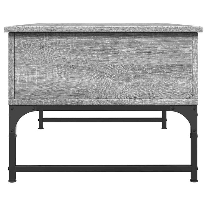 Măsuță de cafea, gri sonoma 70x50x40 cm lemn prelucrat și metal - WALTI WALTI