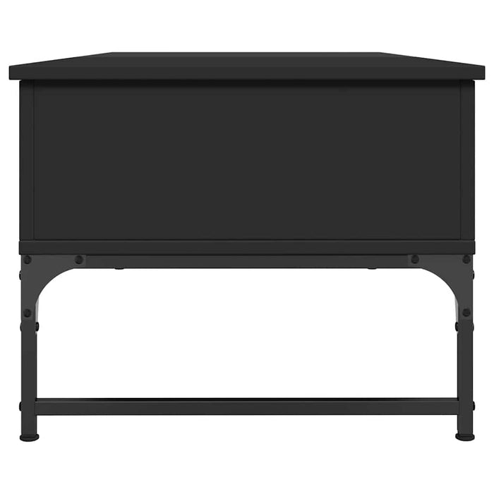 Măsuță de cafea, negru, 100x50x40 cm, lemn prelucrat și metal - WALTI WALTI