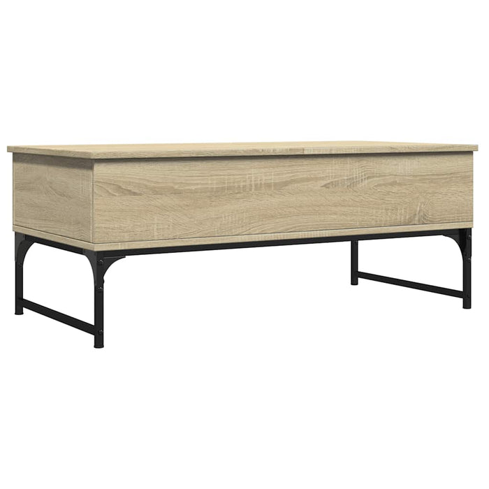 Măsuță de cafea stejar sonoma 100x50x40 cm lemn prelucrat/metal - WALTI WALTI