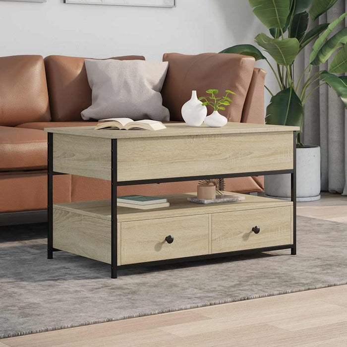 Măsuță de cafea stejar sonoma 85x50x50 cm lemn prelucrat/metal WALTI
