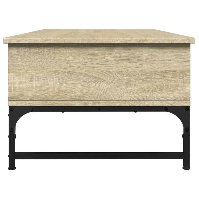 Măsuță cafea stejar sonoma 100x50x35 cm lemn prelucrat și metal - WALTI WALTI