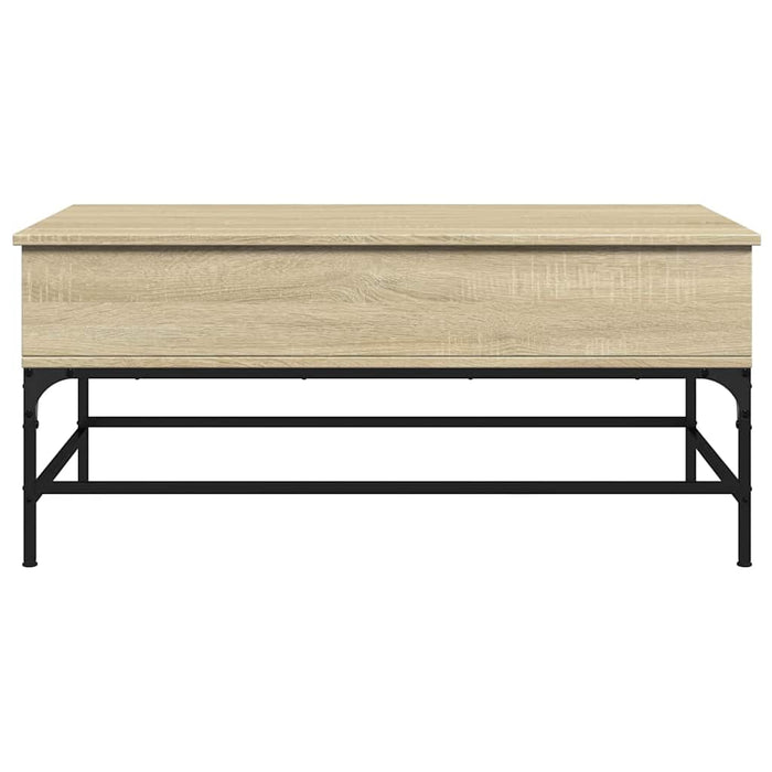 Măsuță cafea stejar sonoma 100x50x45 cm lemn prelucrat și metal - WALTI WALTI