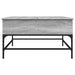 Măsuță de cafea gri sonoma 80x80x45 cm lemn prelucrat și metal - WALTI WALTI