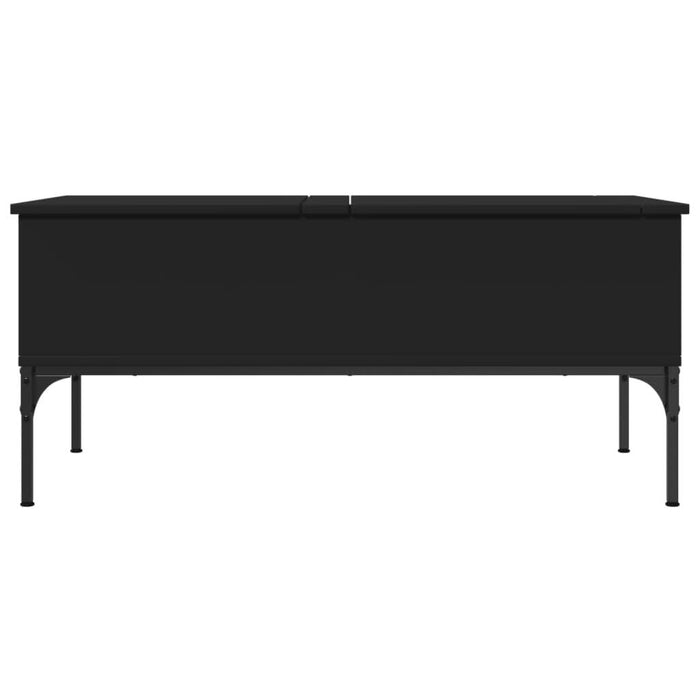 Măsuță de cafea, negru, 100x50x45 cm, lemn prelucrat și metal - WALTI WALTI