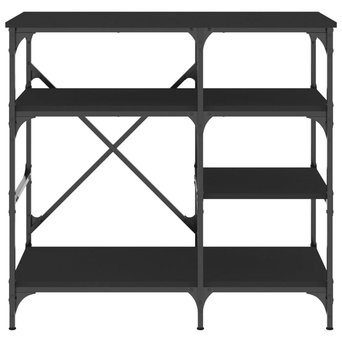 Raft pentru brutărie negru 90x40x84 cm lemn și metal prelucrat - WALTI WALTI