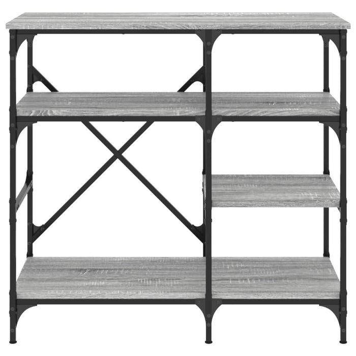 Raft brutărie, gri sonoma, 90x40x84 cm, lemn prelucrat/metal - WALTI WALTI