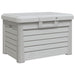 Cutie de perne de exterior gri 73x50,5x46,5 cm polipropilenă - WALTI WALTI