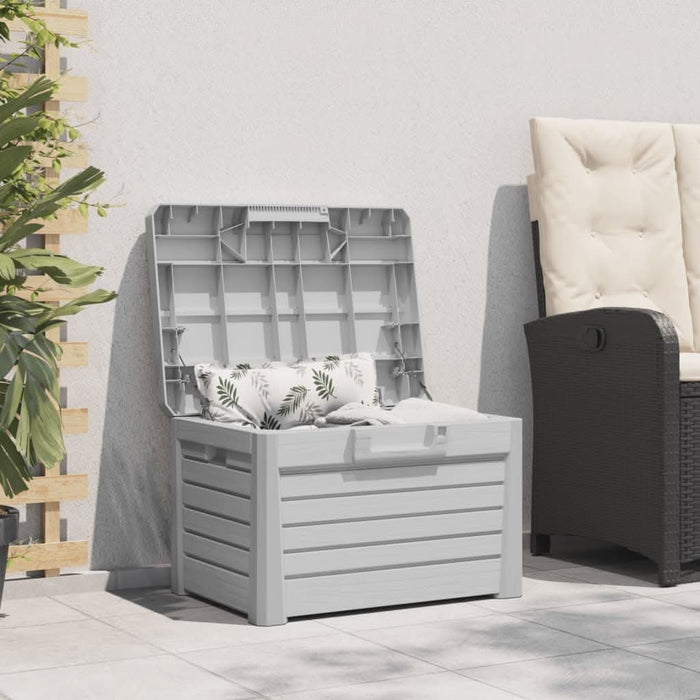 Cutie de perne de exterior gri 73x50,5x46,5 cm polipropilenă - WALTI WALTI