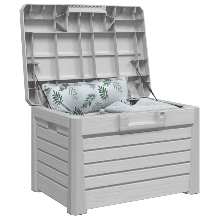Cutie de perne de exterior gri 73x50,5x46,5 cm polipropilenă - WALTI WALTI