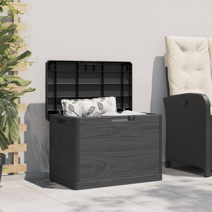 Cutie de perne exterior antracit 77,5x44,5x53 cm polipropilenă - WALTI WALTI