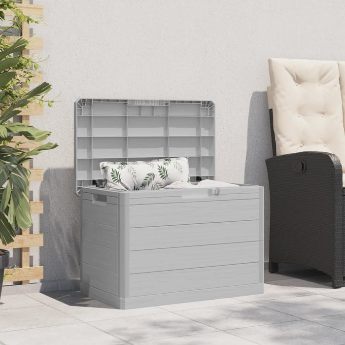 Cutie de perne de exterior gri 77,5x44,5x53 cm polipropilenă - WALTI WALTI