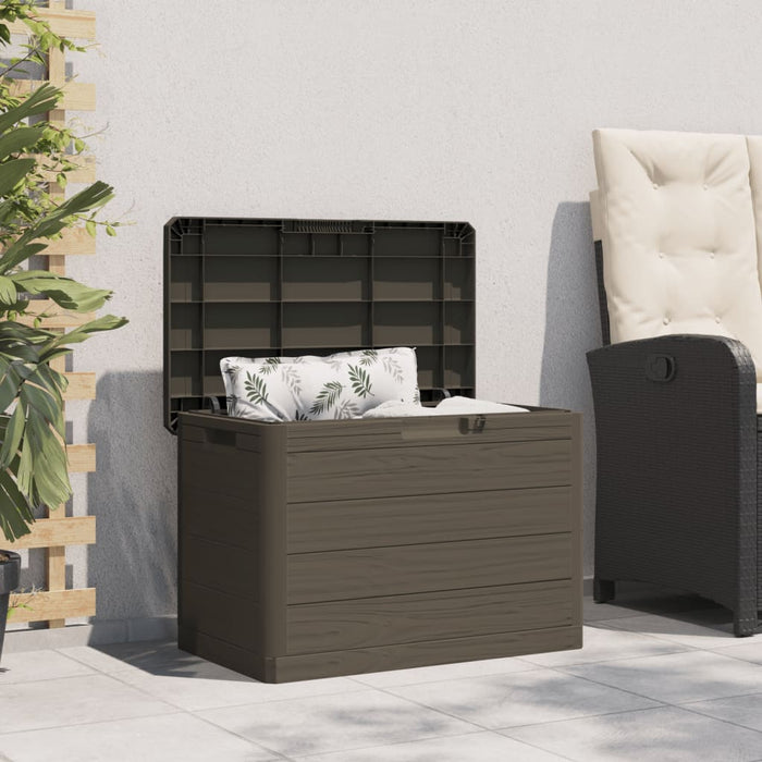 Cutie de perne de exterior maro 77,5x44,5x53 cm polipropilenă - WALTI WALTI