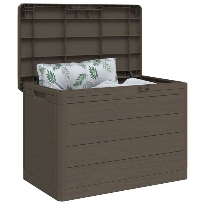 Cutie de perne de exterior maro 77,5x44,5x53 cm polipropilenă - WALTI WALTI