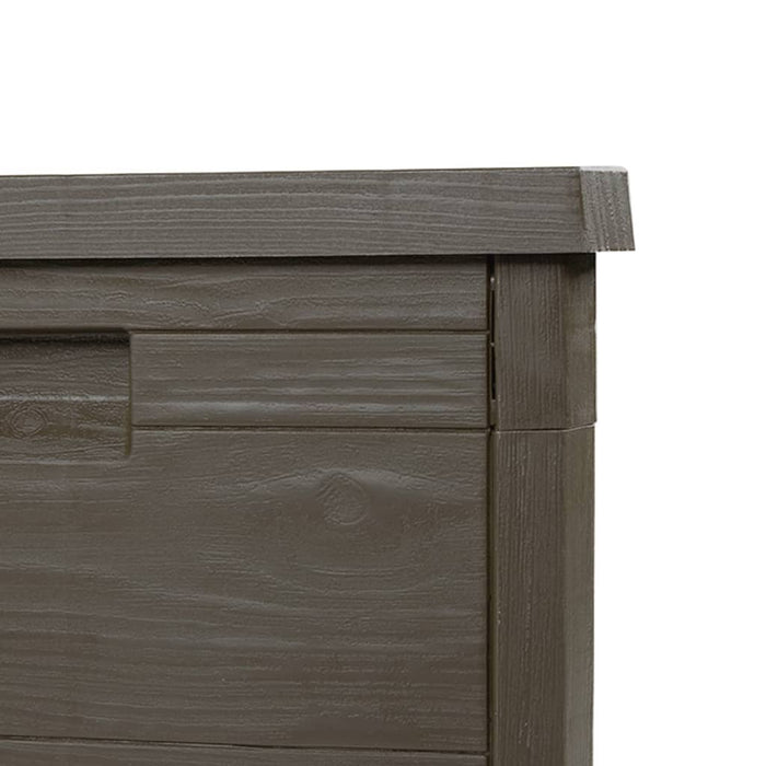 Cutie de perne de exterior maro 77,5x44,5x53 cm polipropilenă - WALTI WALTI