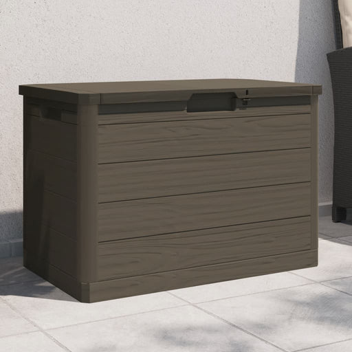 Cutie de perne de exterior maro 77,5x44,5x53 cm polipropilenă - WALTI WALTI