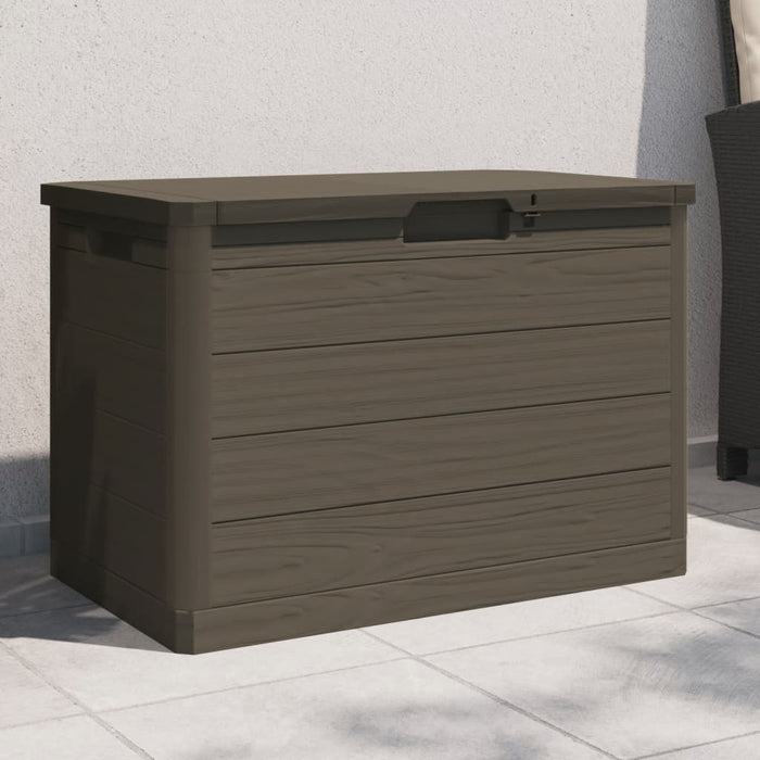 Cutie de perne de exterior maro 77,5x44,5x53 cm polipropilenă - WALTI WALTI