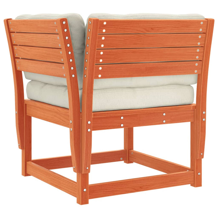 Set mobilier de grădină cu perne, 5 piese, lemn masiv de pin - WALTI WALTI