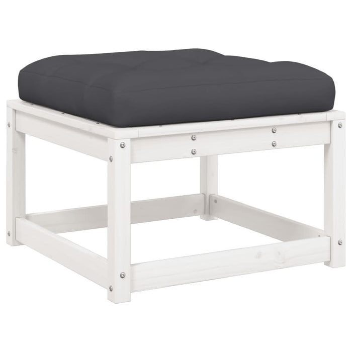 Set mobilier de grădină cu perne, 7 piese, lemn masiv de pin - WALTI WALTI