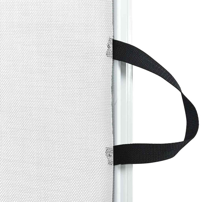 Poartă retractabilă animale de companie, alb, 102,5x125 cm - WALTI WALTI