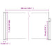 Copertină laterală retractabilă antracit 100x300 cm - WALTI WALTI