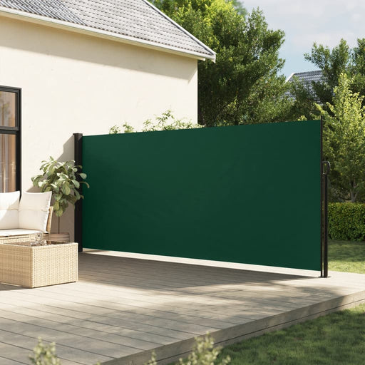 Copertină laterală retractabilă, verde închis, 170x300 cm - WALTI WALTI