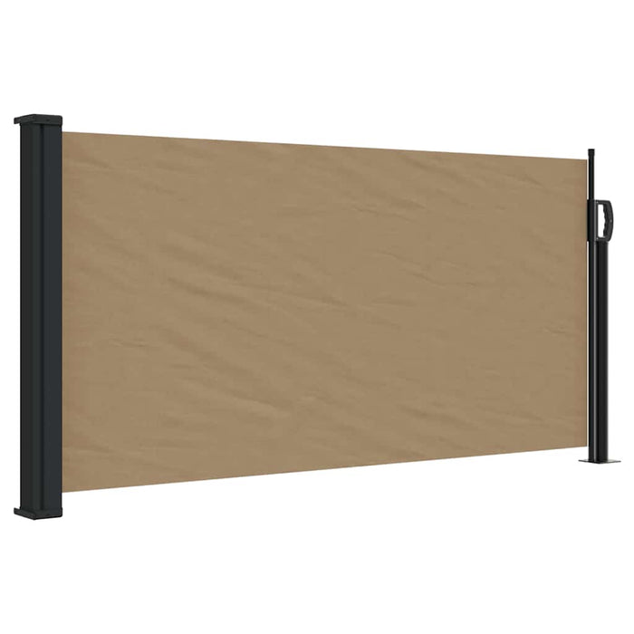 Copertina laterală retractabilă, gri taupe, 100x500 cm - WALTI WALTI