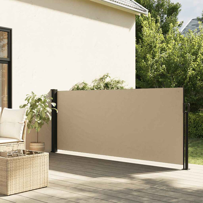 Copertina laterală retractabilă, bej, 120x500 cm - WALTI WALTI