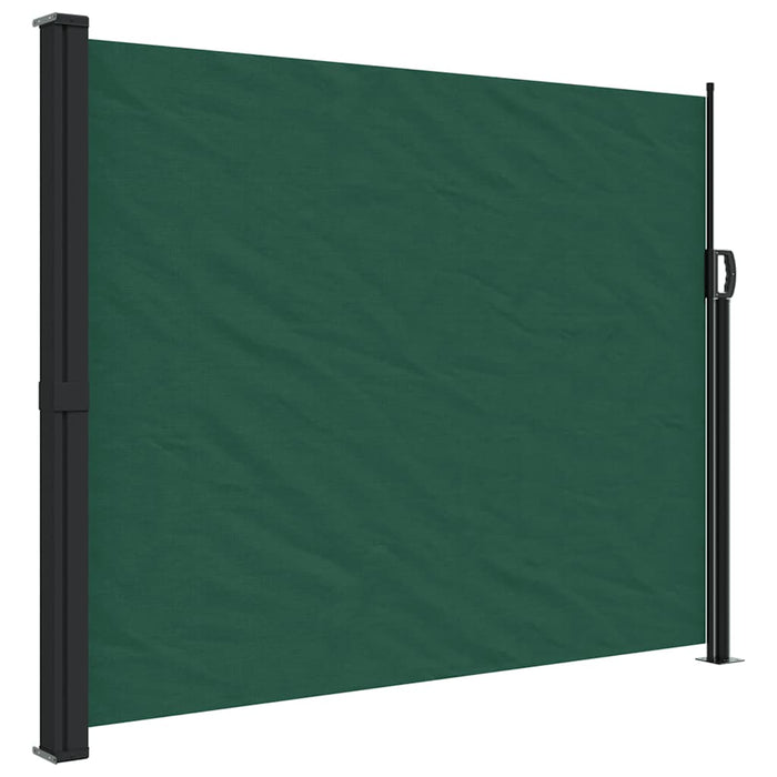 Copertina laterală retractabilă, verde închis, 160x500 cm - WALTI WALTI