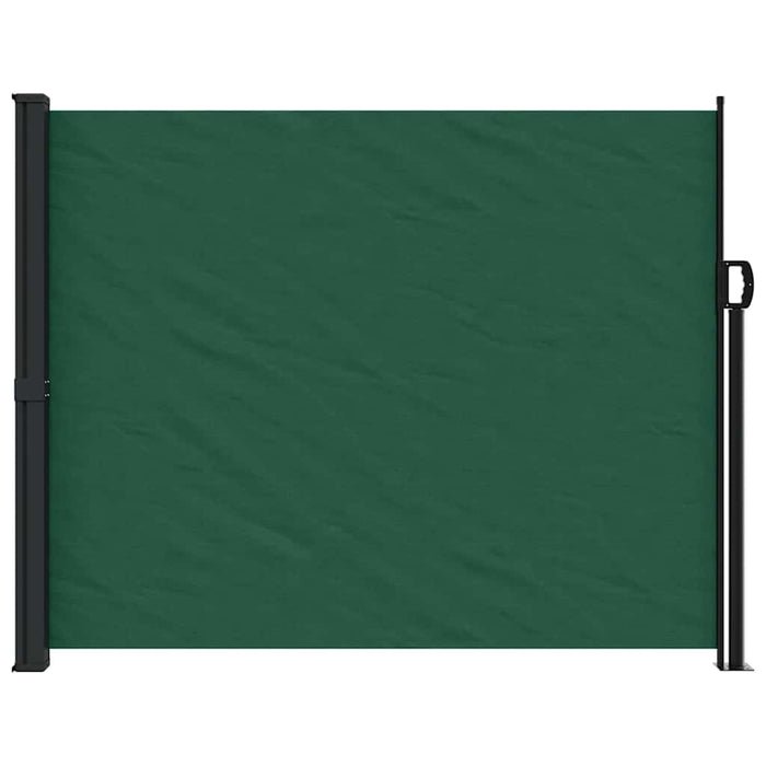 Copertina laterală retractabilă, verde închis, 160x500 cm - WALTI WALTI