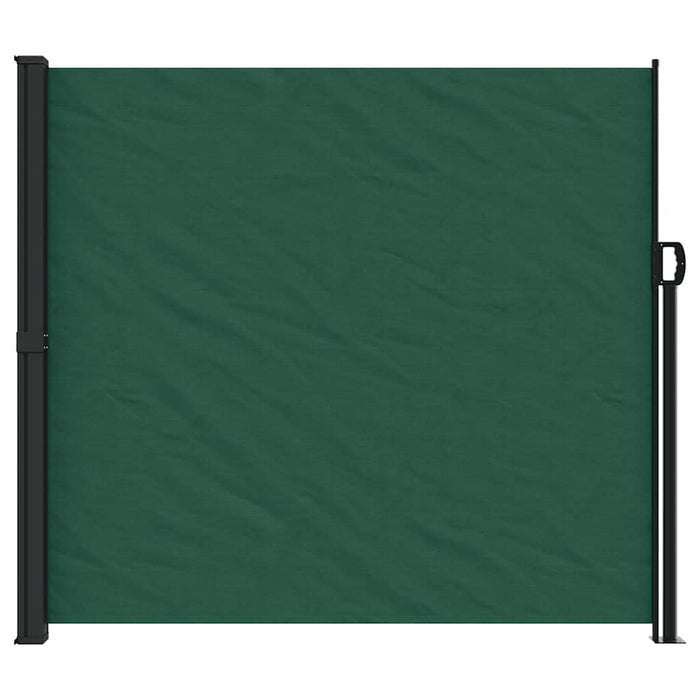 Copertina laterală retractabilă, verde închis, 180x500 cm - WALTI WALTI