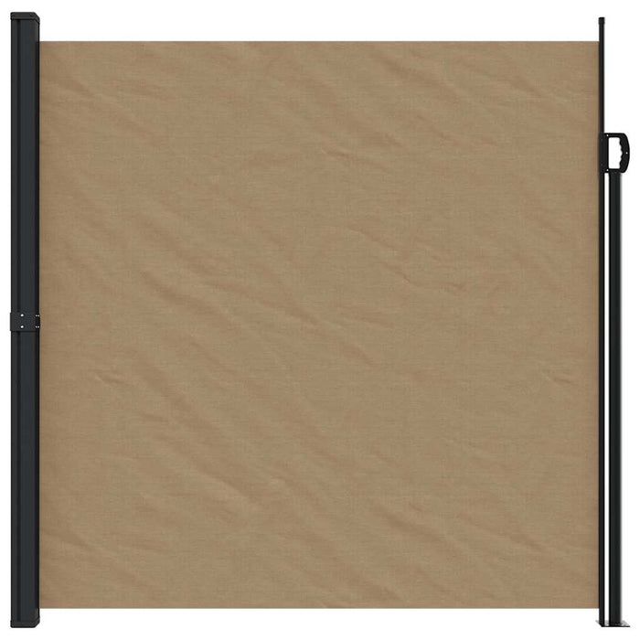 Copertina laterală retractabilă, gri taupe, 200x500 cm - WALTI WALTI