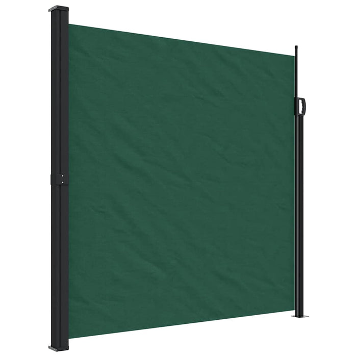 Copertina laterală retractabilă, verde închis, 200x500 cm - WALTI WALTI