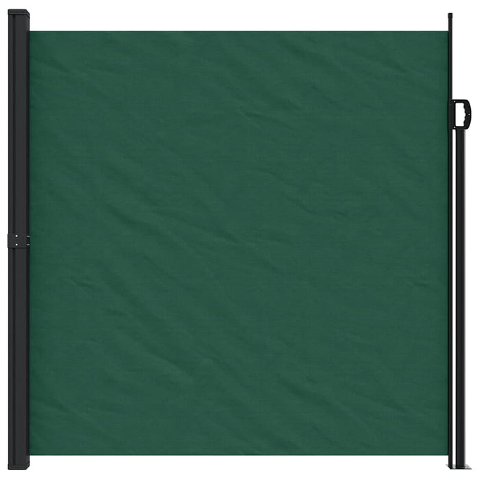 Copertina laterală retractabilă, verde închis, 200x500 cm - WALTI WALTI