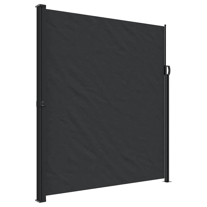 Copertina laterală retractabilă, negru, 220x500 cm - WALTI WALTI