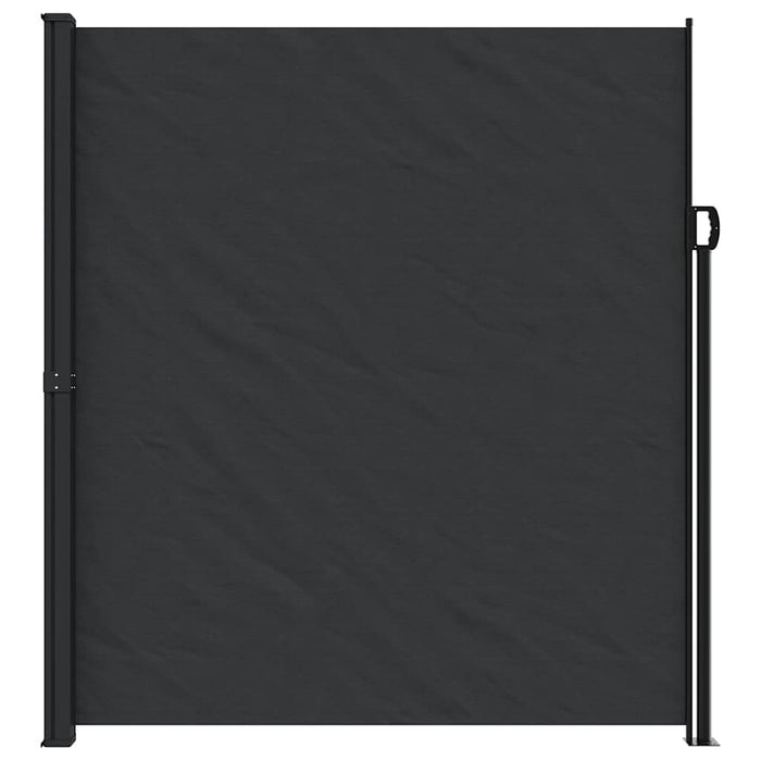 Copertina laterală retractabilă, negru, 220x500 cm - WALTI WALTI
