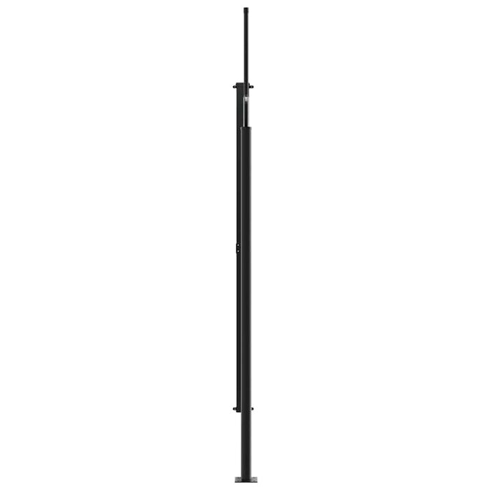 Copertina laterală retractabilă, negru, 220x500 cm - WALTI WALTI