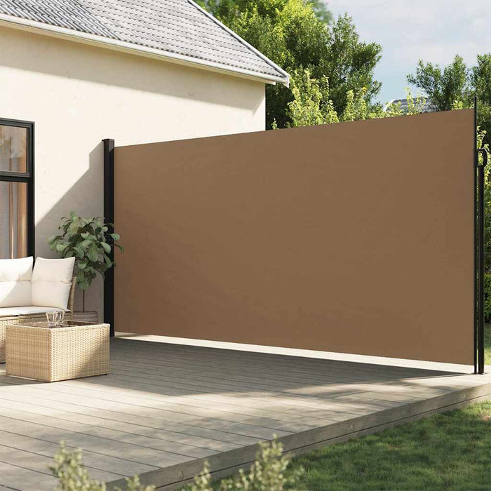Copertina laterală retractabilă, gri taupe, 220x500 cm - WALTI WALTI