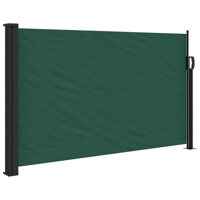 Copertină laterală retractabilă, verde închis, 120 x 600 cm WALTI