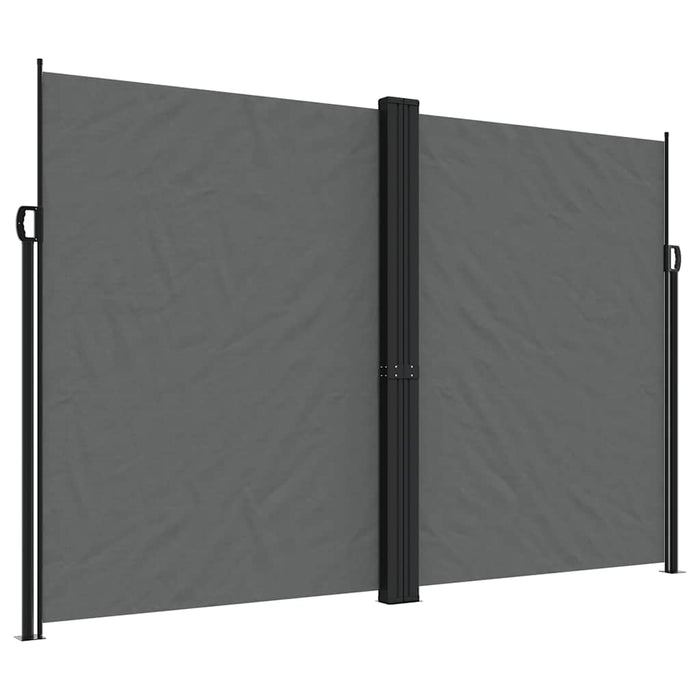 Copertină laterală retractabilă, antracit, 220x600 cm WALTI