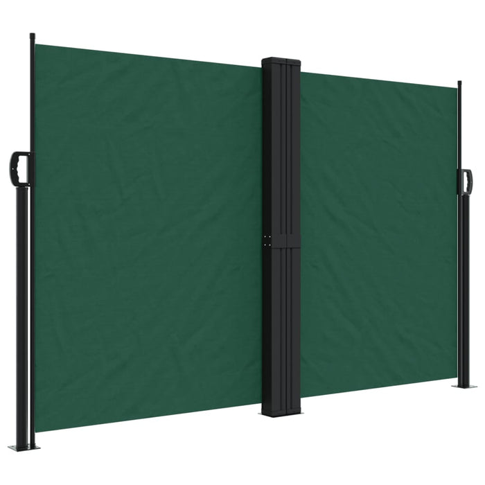 Copertină laterală retractabilă, verde închis, 160x1000 cm - WALTI WALTI