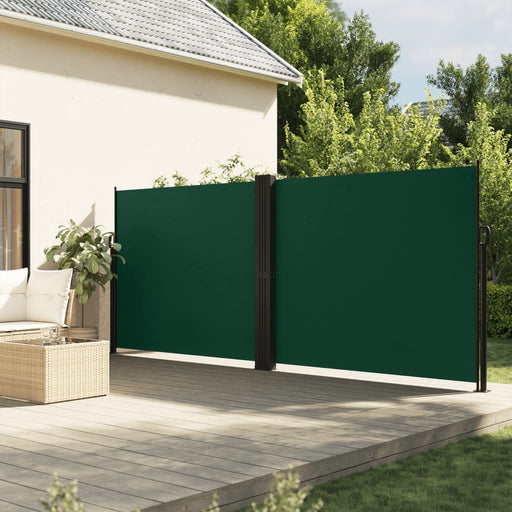 Copertină laterală retractabilă, verde închis, 180x1200 cm - WALTI WALTI