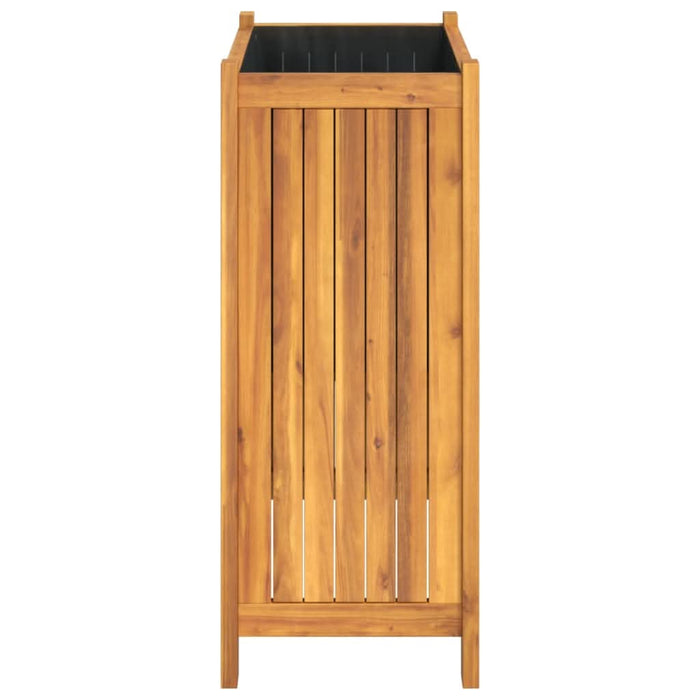 Jardinieră de grădină cu căptușeală, 54x31x75 cm, lemn acacia - WALTI WALTI