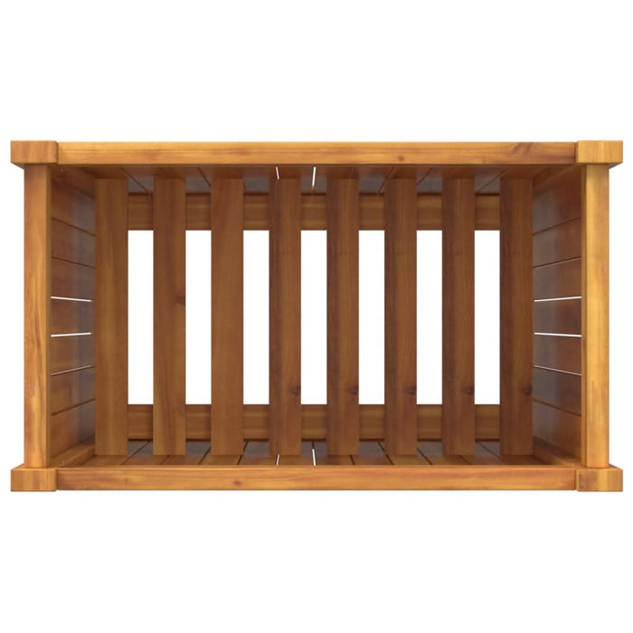 Jardinieră de grădină cu căptușeală, 54x31x75 cm, lemn acacia - WALTI WALTI
