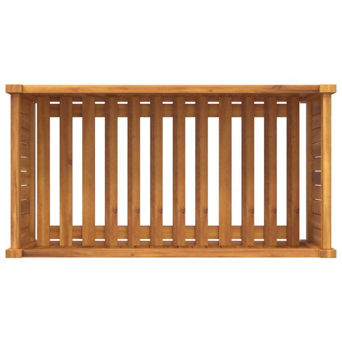 Jardinieră de grădină cu căptușeală, 80x42x40 cm, lemn acacia - WALTI WALTI