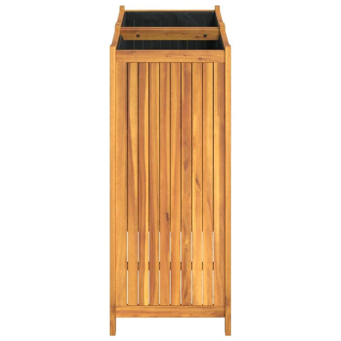 Jardinieră de grădină cu căptușeală, 84x42x100 cm, lemn acacia - WALTI WALTI