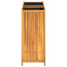 Jardinieră de grădină cu căptușeală, 84x42x100 cm, lemn acacia - WALTI WALTI